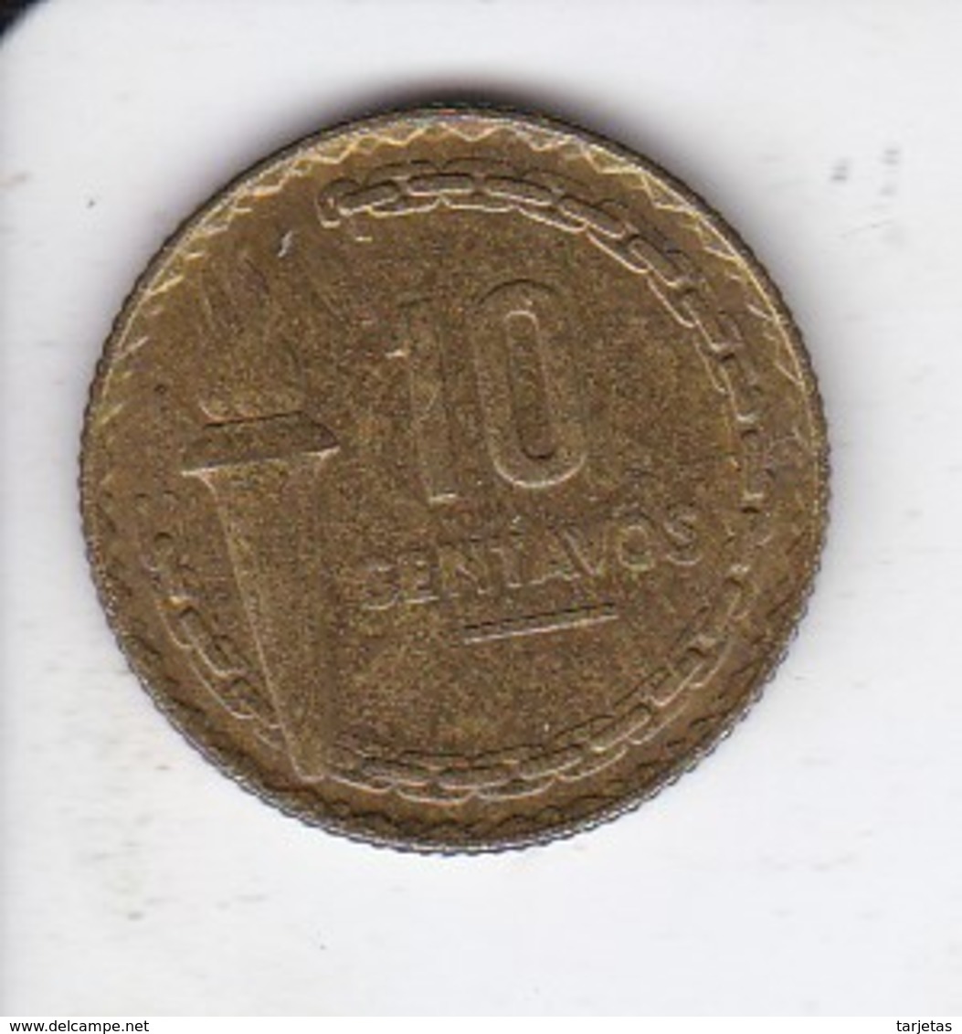 MONEDA DE PERU DE 10 CENTAVOS DEL AÑO 1954  (COIN) - Perú