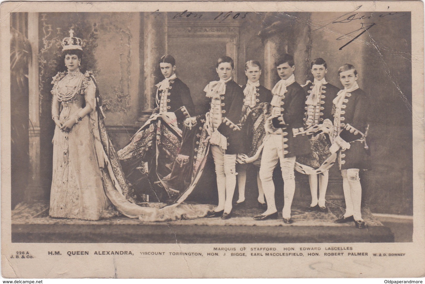 POSTCARD DENMARK - ROYALTY - ROYAL FAMILIE - QUEEN ALEXANDRA - Familles Royales