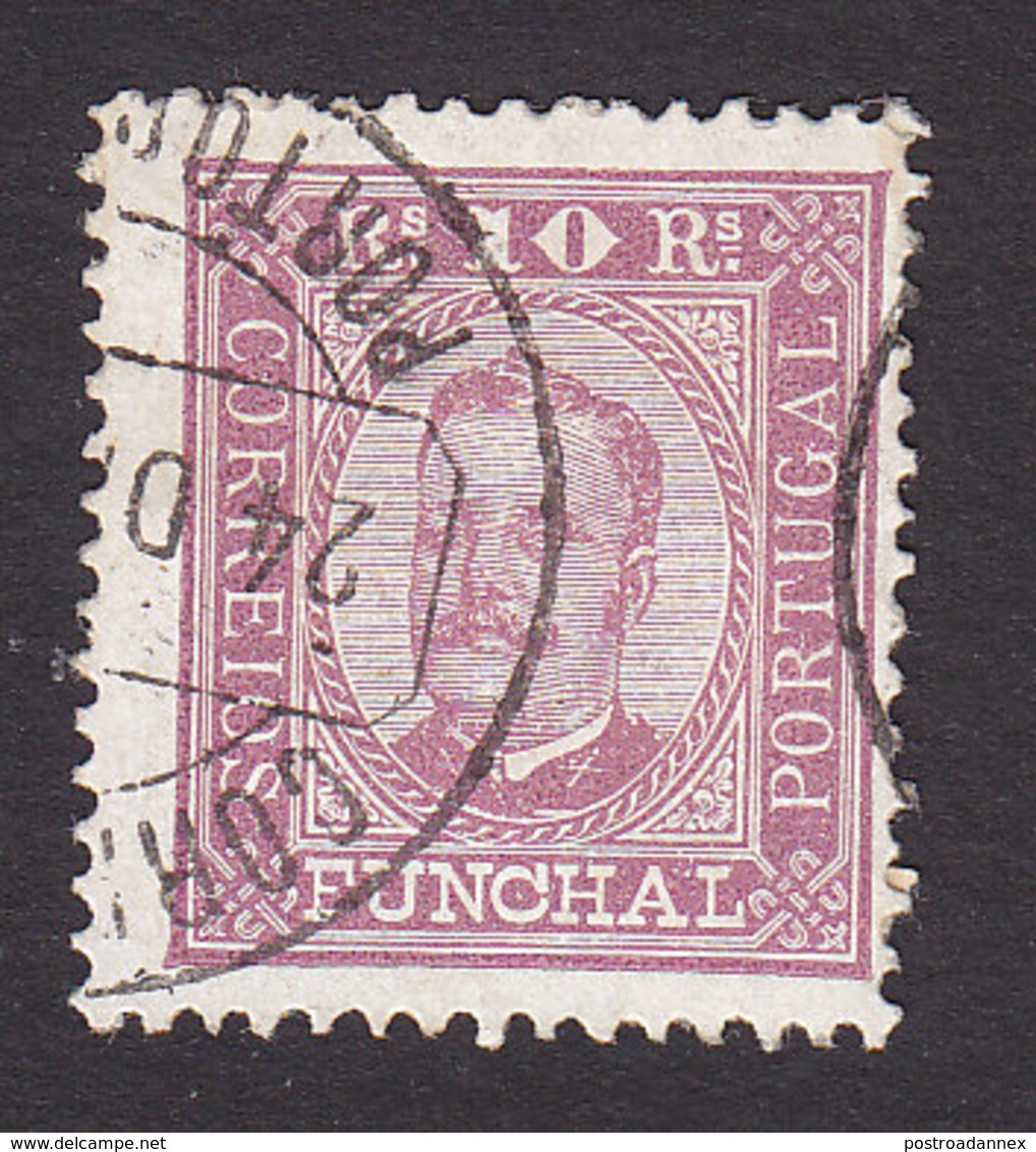 Funchal, Scott #2, Used, King Carlos, Issued 1892 - Funchal