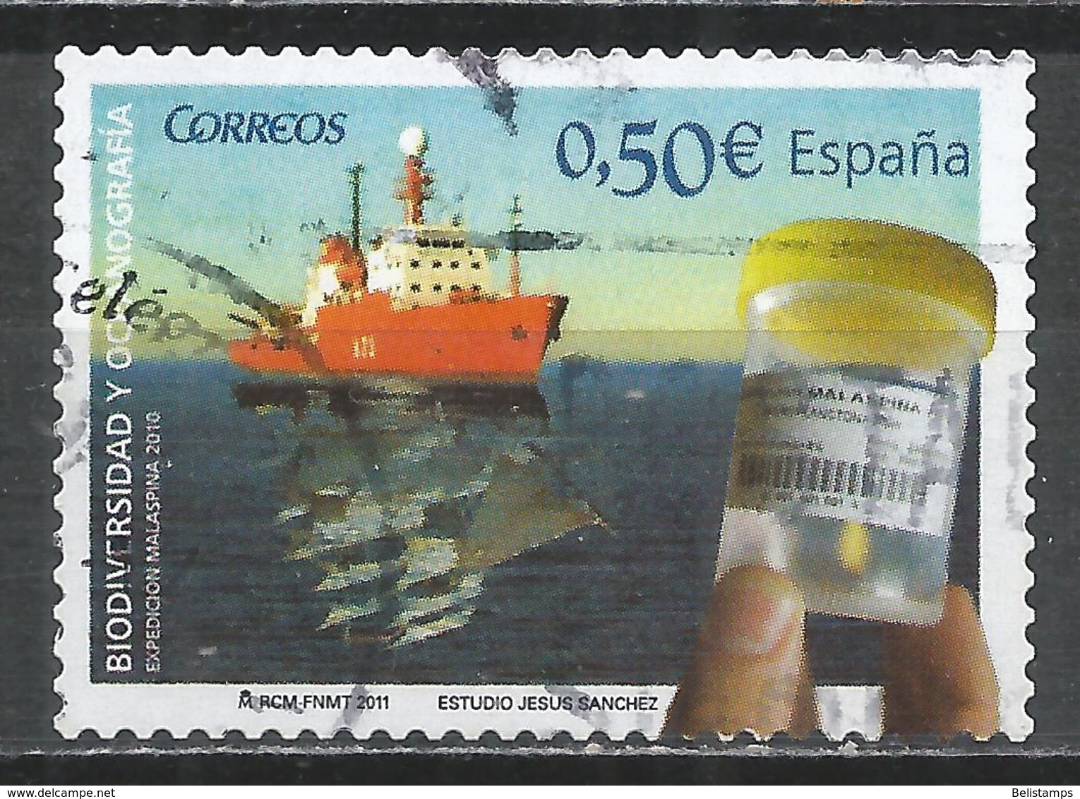 Spain 2011. Scott #3768 (U) Malaspina Oceanographic Expedition ** Complete Issue - Oblitérés