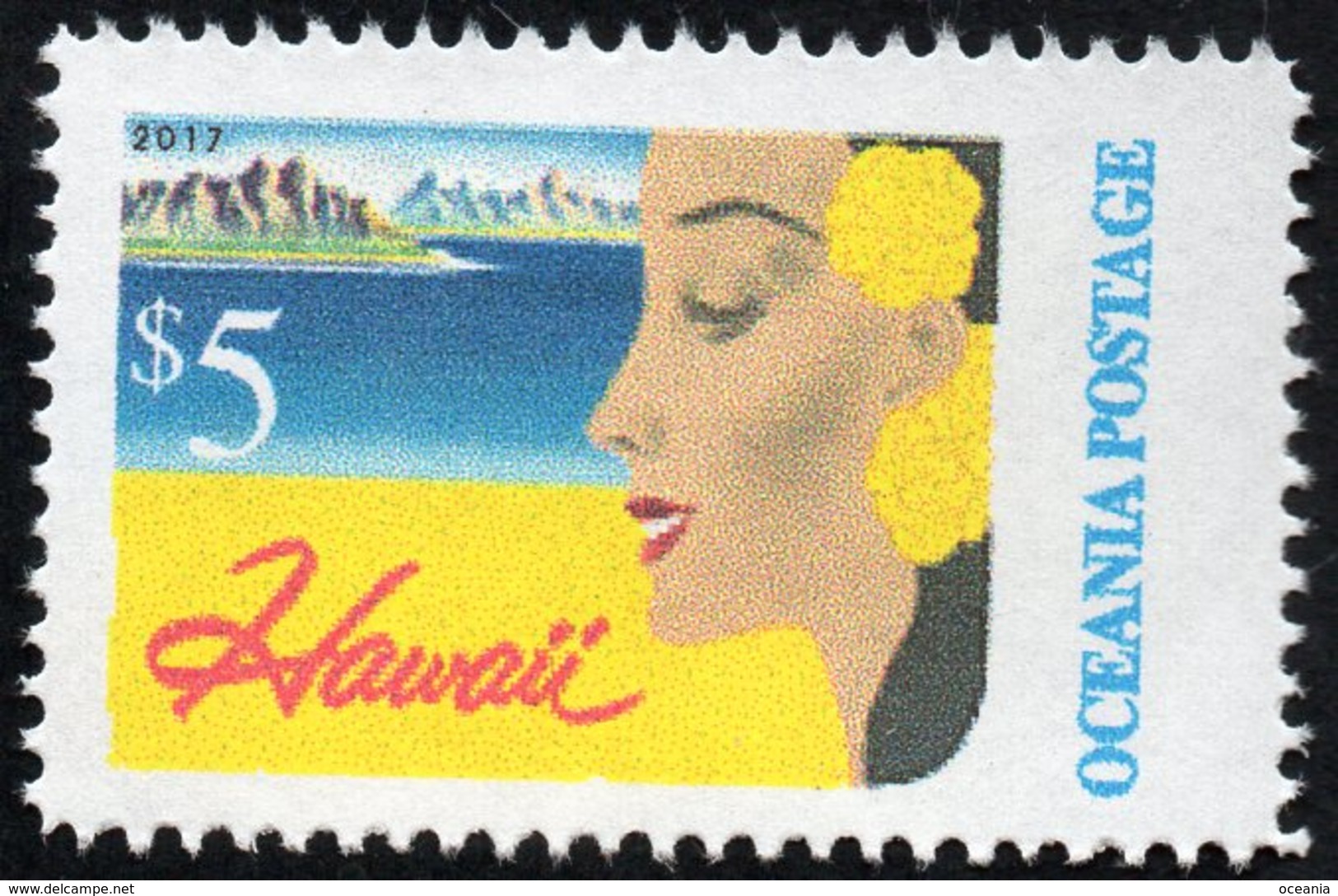 Oceania Nations Postage Hawaii Single. - Andere & Zonder Classificatie