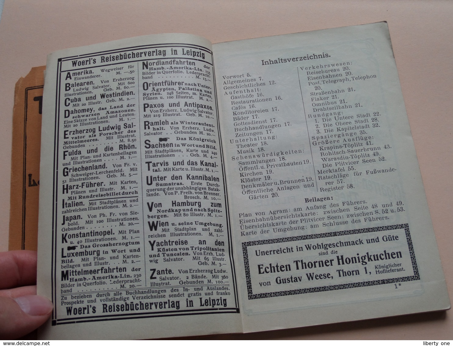 AGRAM Und Umgebung - Woerl's Leipzig ( Plan + Compilatie & Publi ) V. Auflage - 1908 ! - Kroatien