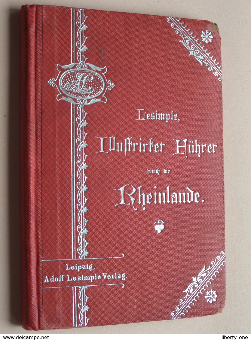 RHEINLANDE Nebst BERGSTRASSE ODENWALD Und TAUNUS ( Adolf Lesimple) Auflage 10 - 1907 / 116 Pag. ! - Baden-Wurtemberg