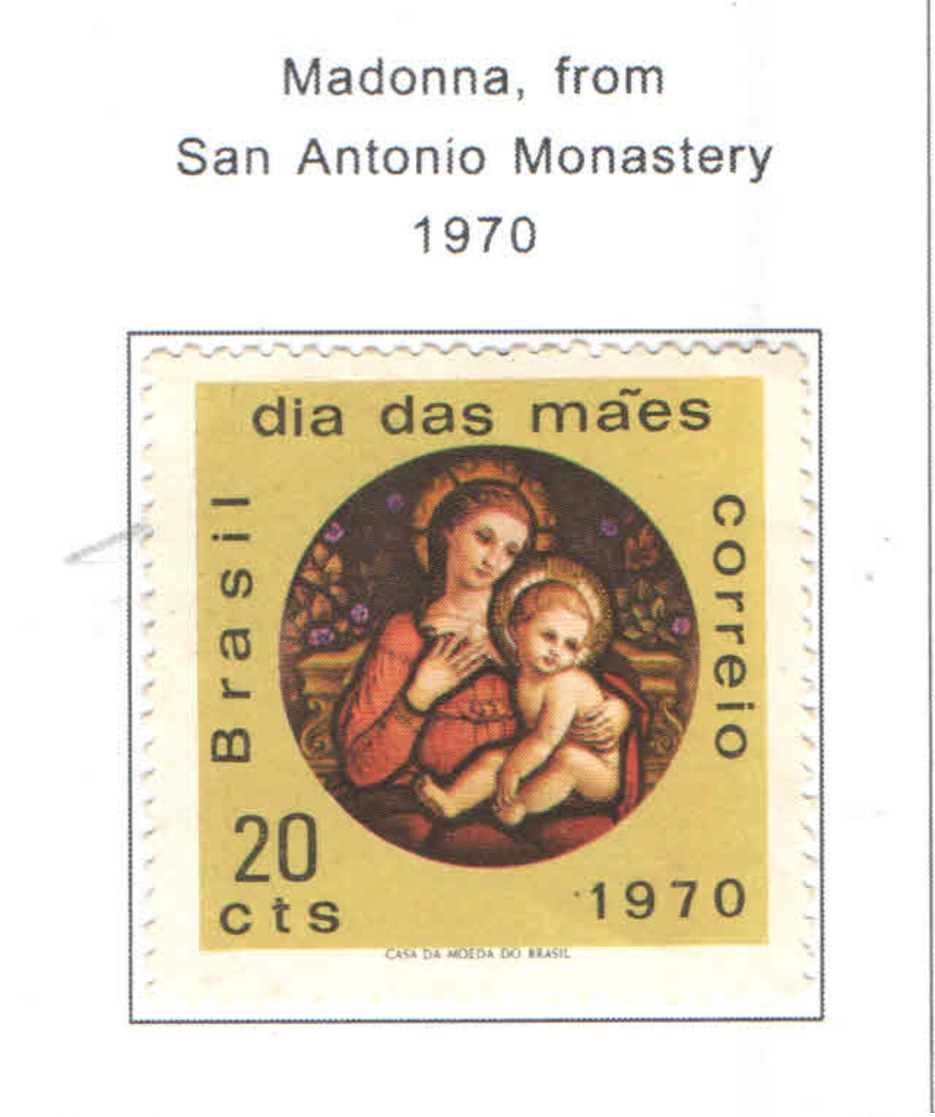 Brasile PO1970 Madonna Monastero S.A.  Scott.1163+See Scan On Scott.Page - Ongebruikt