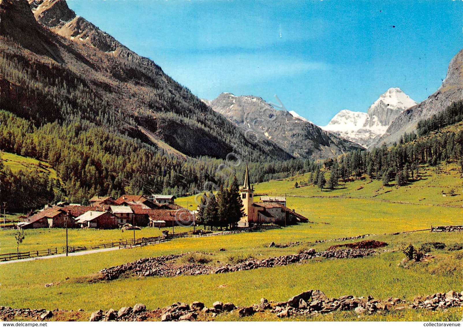 Cartolina Rheme N. Dame Valle D'Aosta Panorama Con Granta Parei 1970 - Other & Unclassified