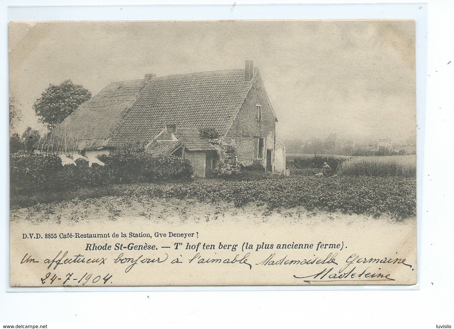 Rhode Saint Genèse  T'hof Ten Berg ( Plus Ancienne Ferme ) DVD 8855 - St-Genesius-Rode