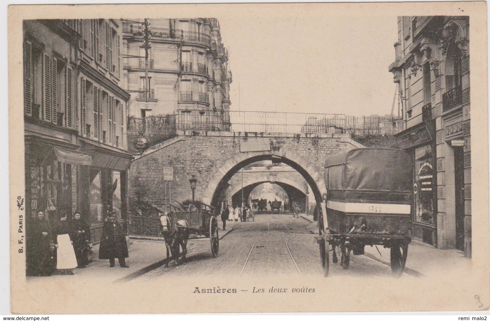 CARTE POSTALE   ASNIERES 92  Les Deux Voutes - Asnieres Sur Seine