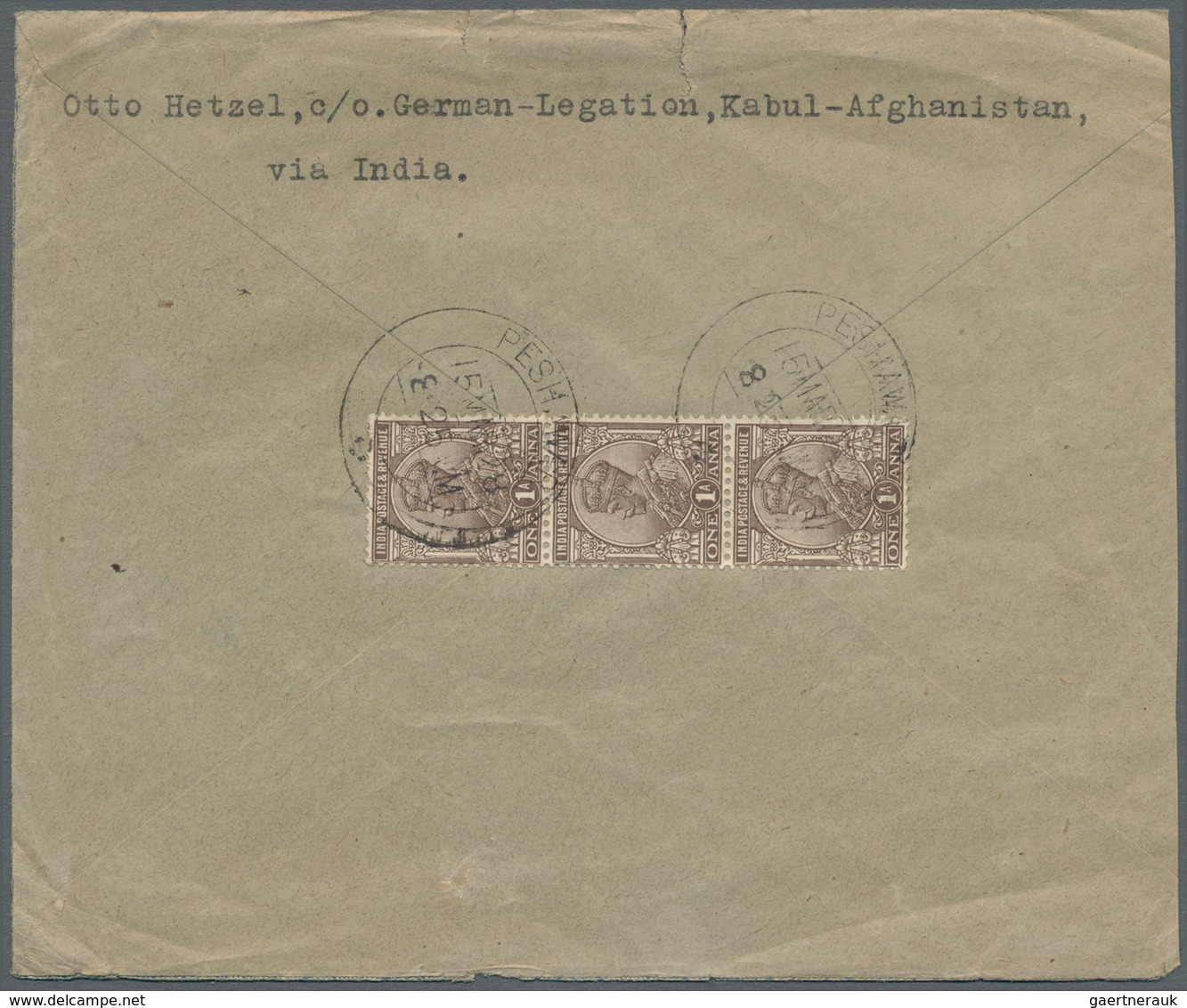 08050 Afghanistan: 1924-30: Three Pre-UPU And One UPU Period Covers To GERMANY, With 1) 1924 Cover To Berl - Afghanistan