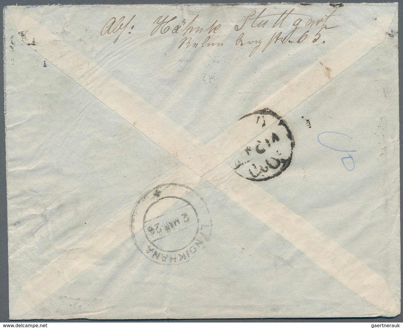 08050A Afghanistan: 1926, 20 P., 30 P. (double Perforation In Right Margin) Canc. Oval Intaglio Of Lindikha - Afghanistan