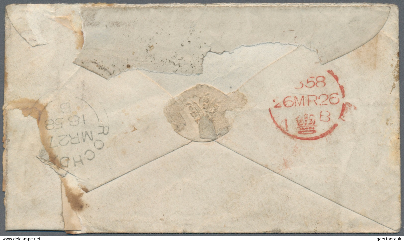 08116 China: 1857-58 Correspondence From And To James Emmett On Board H.M.S. "Niger" At CANTON RIVER And I - Autres & Non Classés