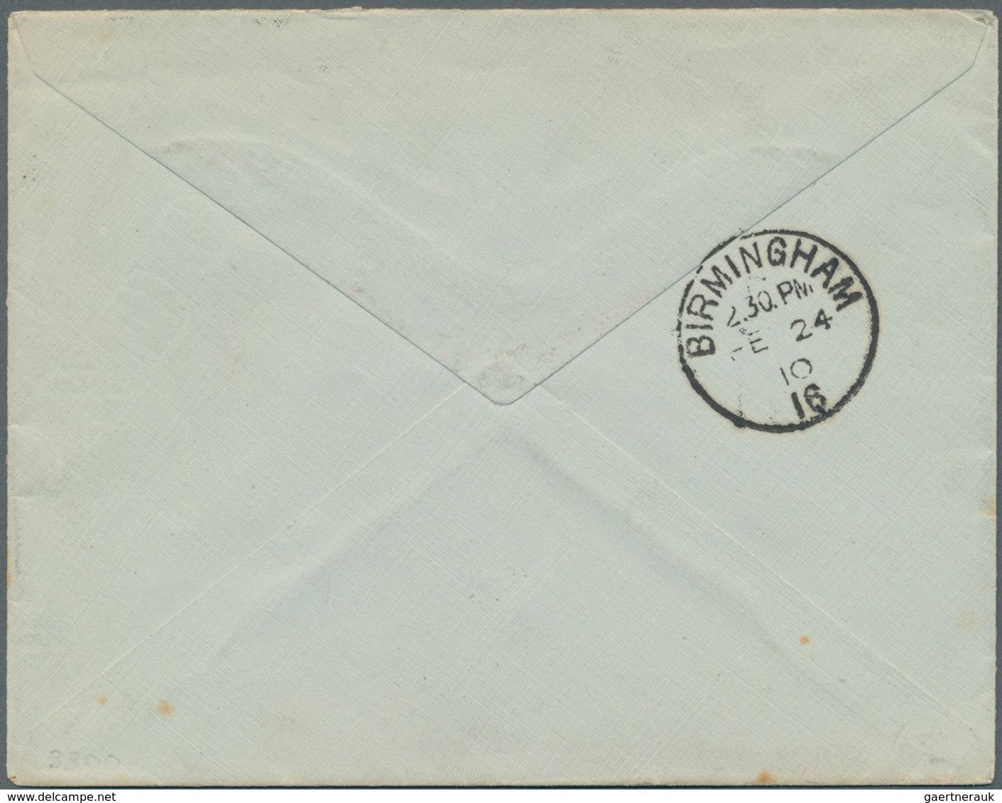 08149 China: 1910 Indian China Expeditionary Force Cover From Base Office "B" At Tientsin To England "Via - Sonstige & Ohne Zuordnung
