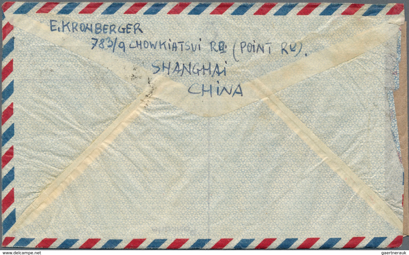 08185 China: 1949, Correspondence Of Covers From "China Farmers Bank" Provincial Branches To Head Office A - Autres & Non Classés