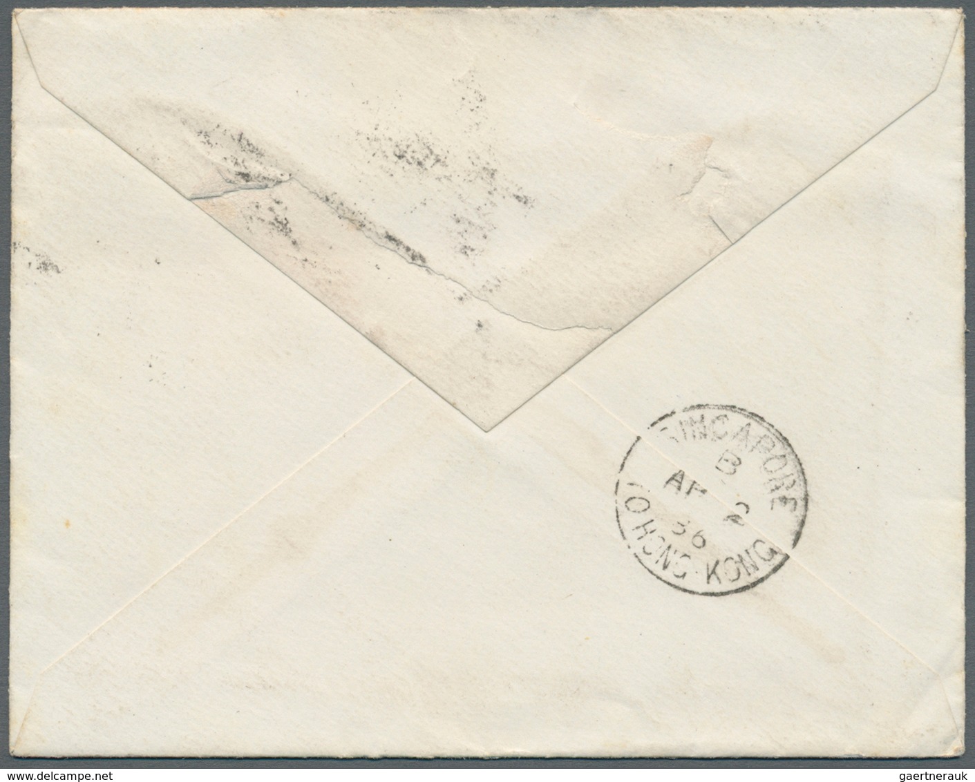 08255 China - Besonderheiten: Incoming Mail, 1885, UK, Envelope QV 1d Uprated QV 5d Tied "LONDON S.W. MR 5 - Autres & Non Classés