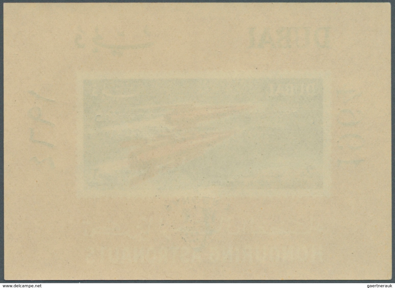 08387 Dubai: 1964, American Lunar Probe 'Ranger 7' Three Imperforate Miniature Sheets With Opt. ERRORS Inc - Dubai