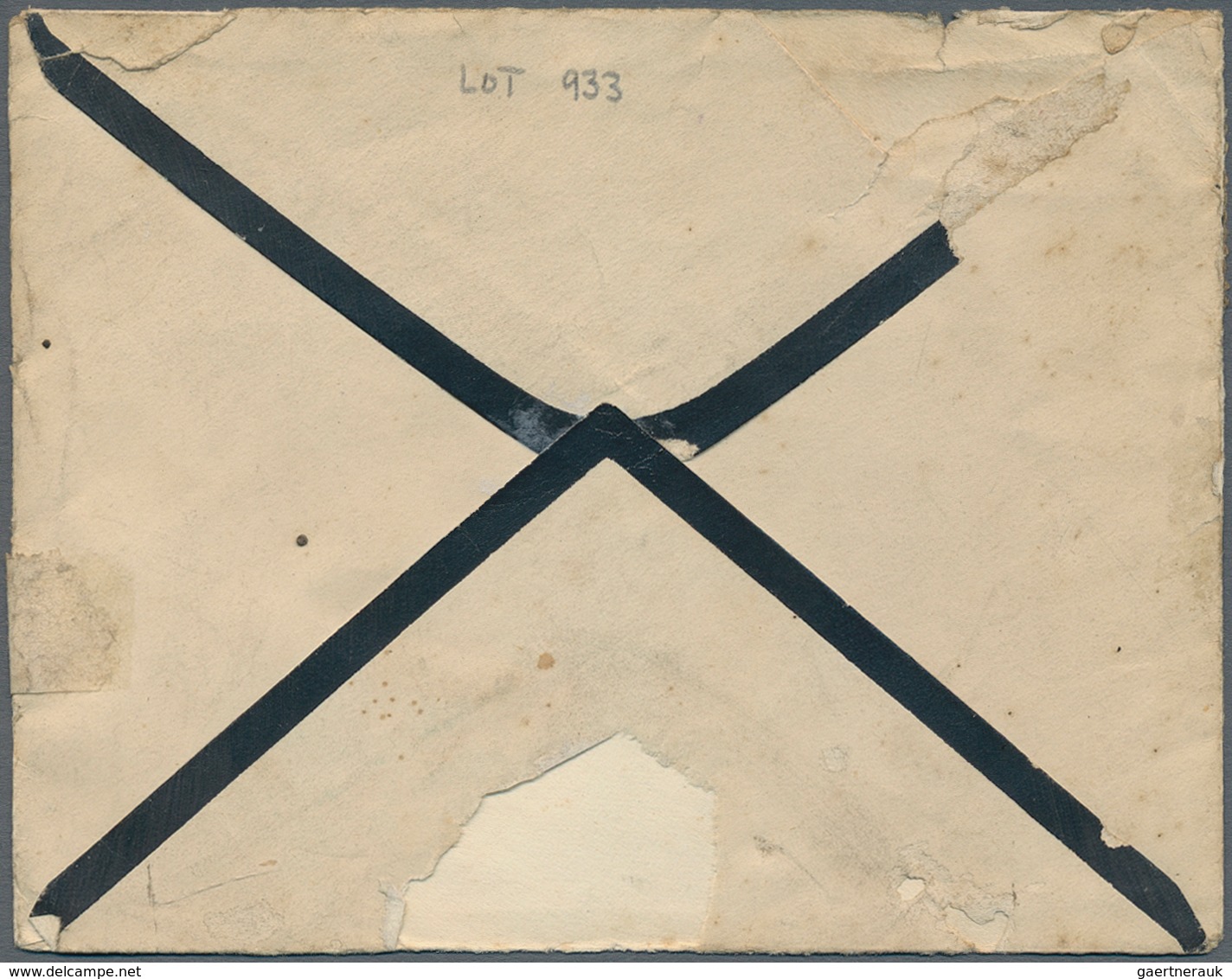 08554 Holyland: 1914, Envelope Bearing Turkey 2 Pia. Green, 1 Pia. Blue, 20 Para Brown And 10 Para Green P - Palästina