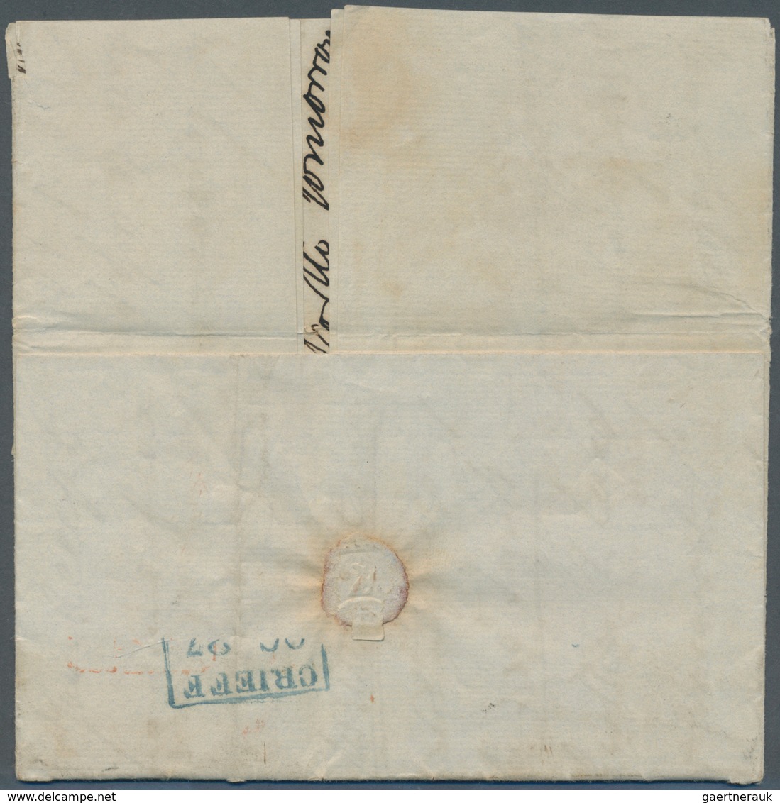 08558 Hongkong: 1845. Stampless Envelope Written From Hong Kong Dated '3rd August 1845' Addressed To Scotl - Autres & Non Classés