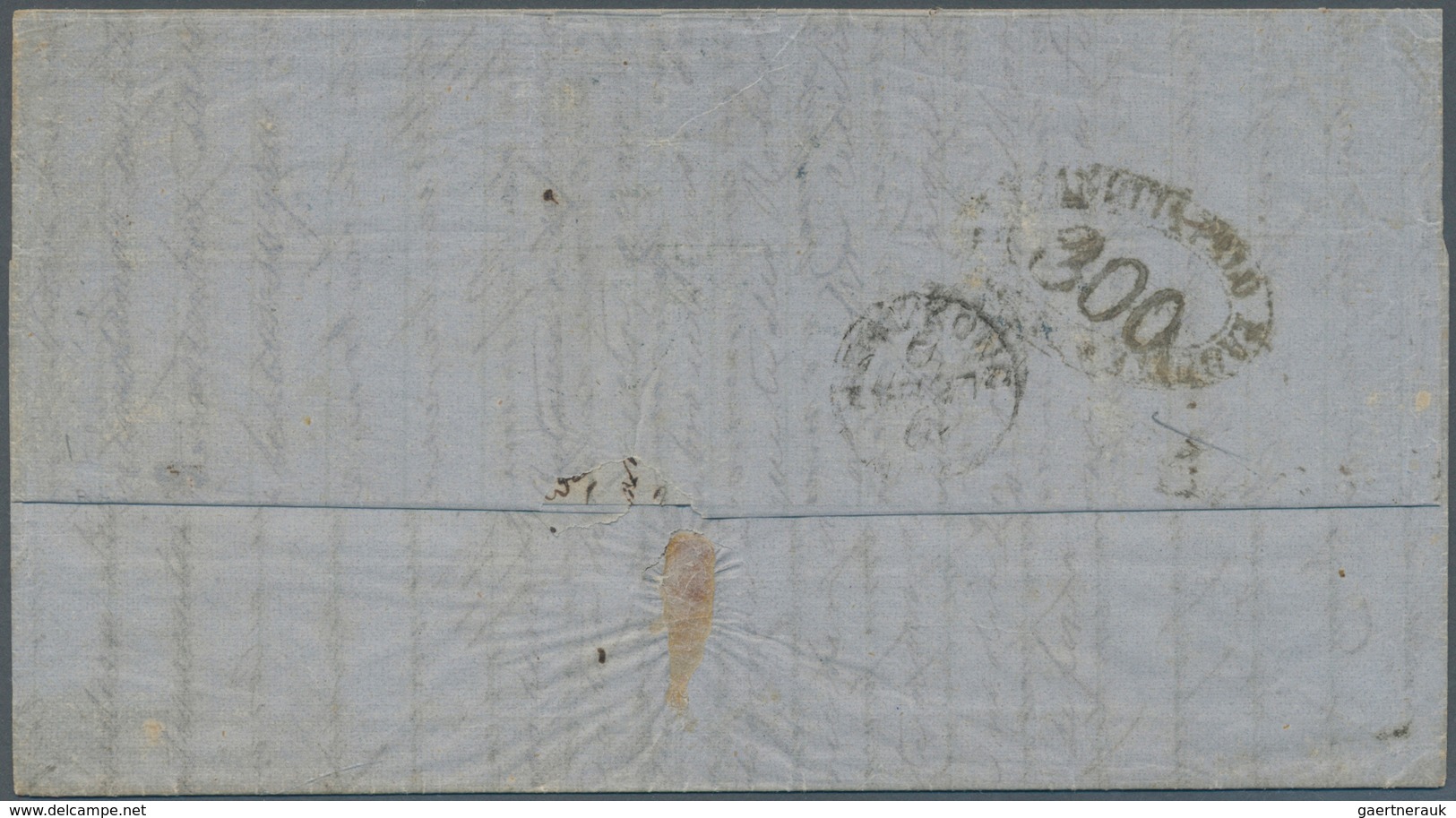 08565 Hongkong: 1861. Stampless Envelope Written From Lisbon Dated '1st Feb 1861' Addressed To A 'Portugue - Autres & Non Classés