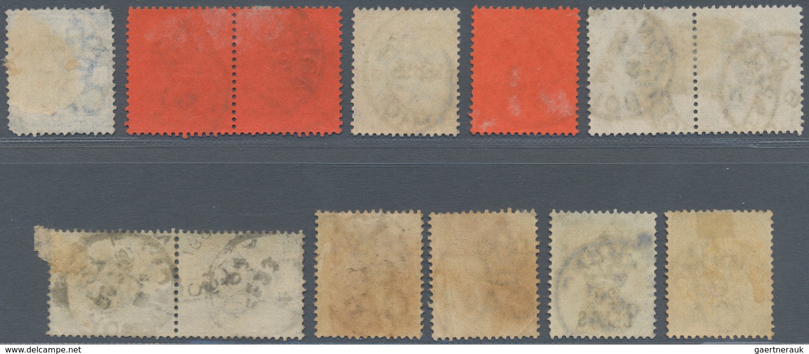 08600 Hongkong - Treaty Ports: 1885/98, Pakhoi: QV (13, Inc. Two Pairs) All With Strikes Of "CUSTOMS PAKHO - Autres & Non Classés