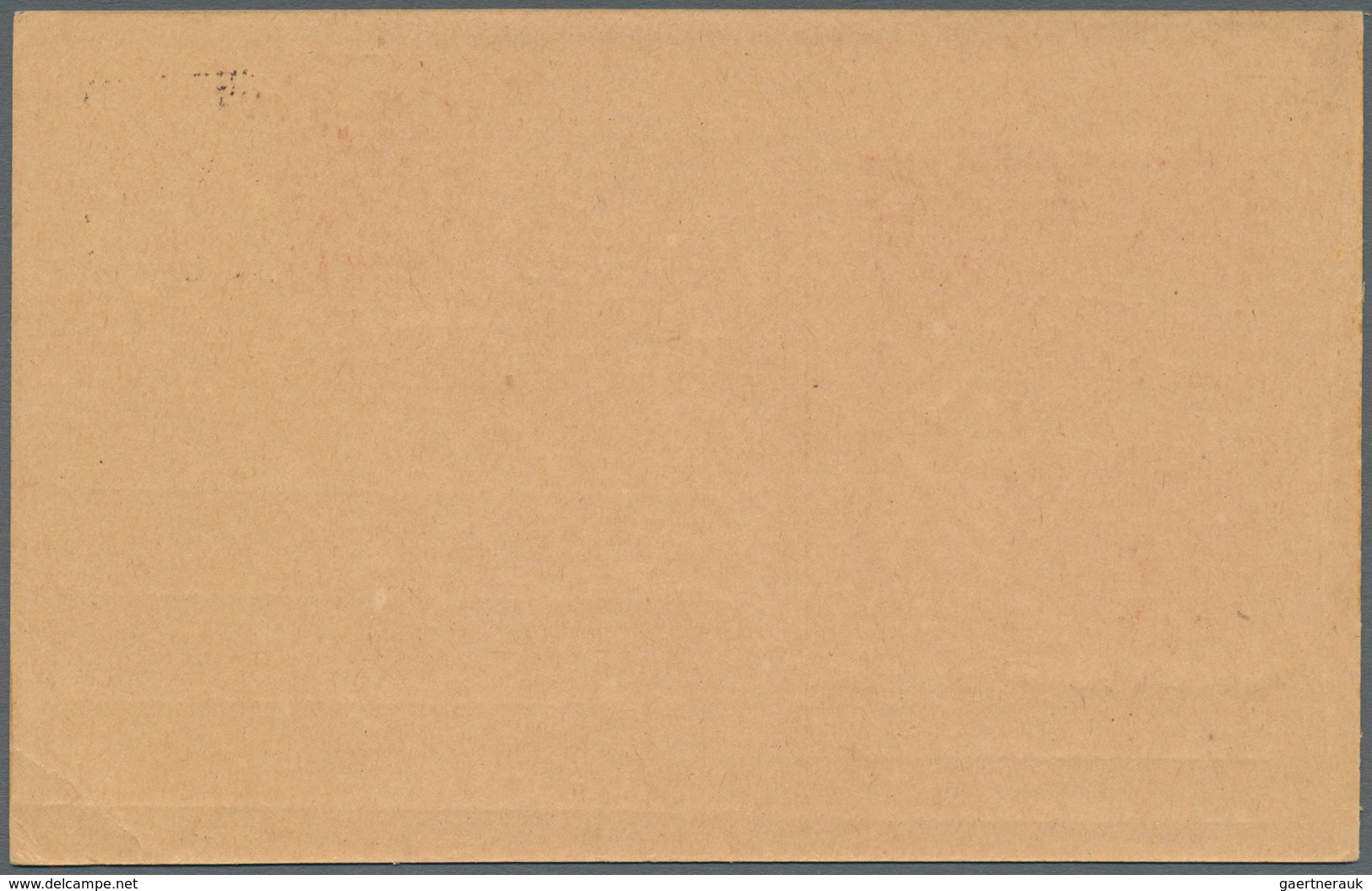 08832 Indonesien - Vorläufer: 1946 (ca.), West Sumatra, Stationery Card With Boxed "BEA/DIBAJAR" Hs., Unus - Indonesien