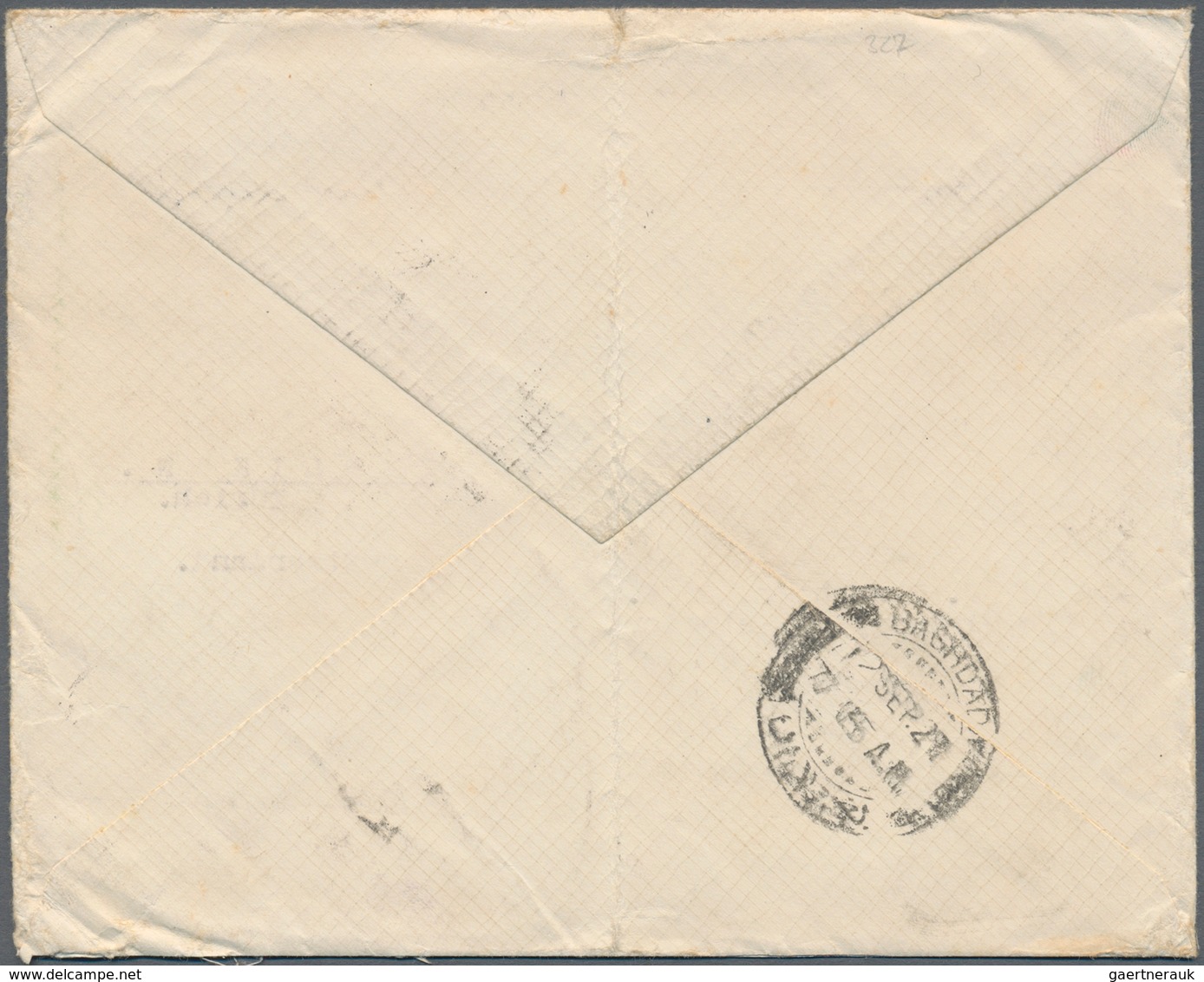 08846 Irak: 1927/30, Three Envelopes (one Airmail, One With Due-canc.) All Sent Via Overland-mail From Bag - Irak