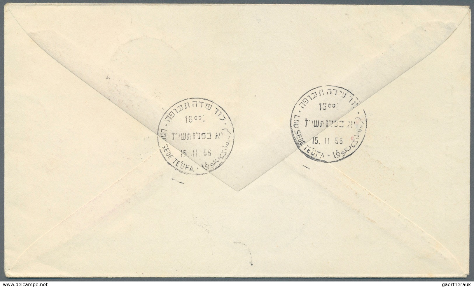 08961 Israel: 1956/67, Four covers during Wars: Three registered Special Flight covers on 15th Nov. 1957 L