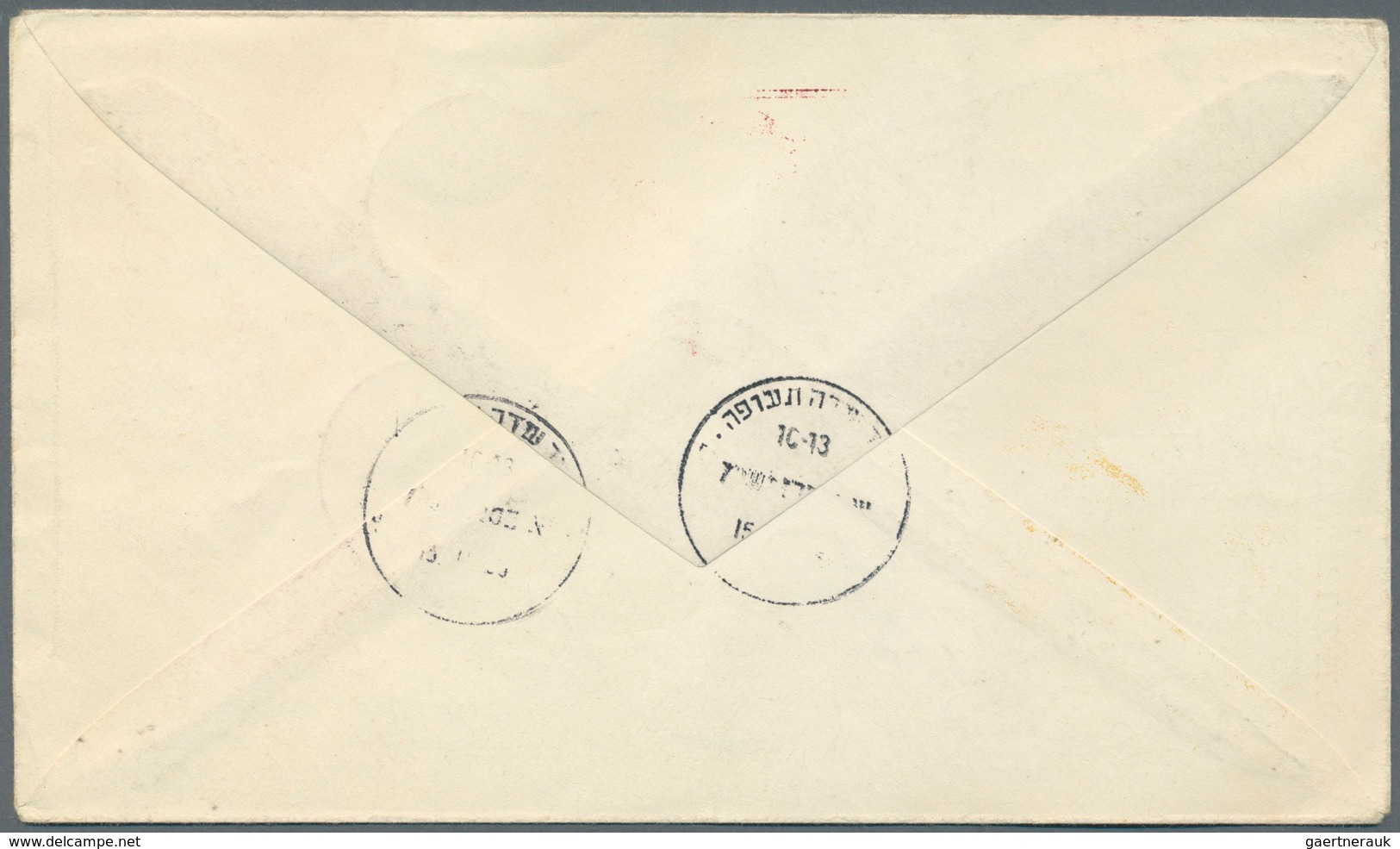 08961 Israel: 1956/67, Four covers during Wars: Three registered Special Flight covers on 15th Nov. 1957 L