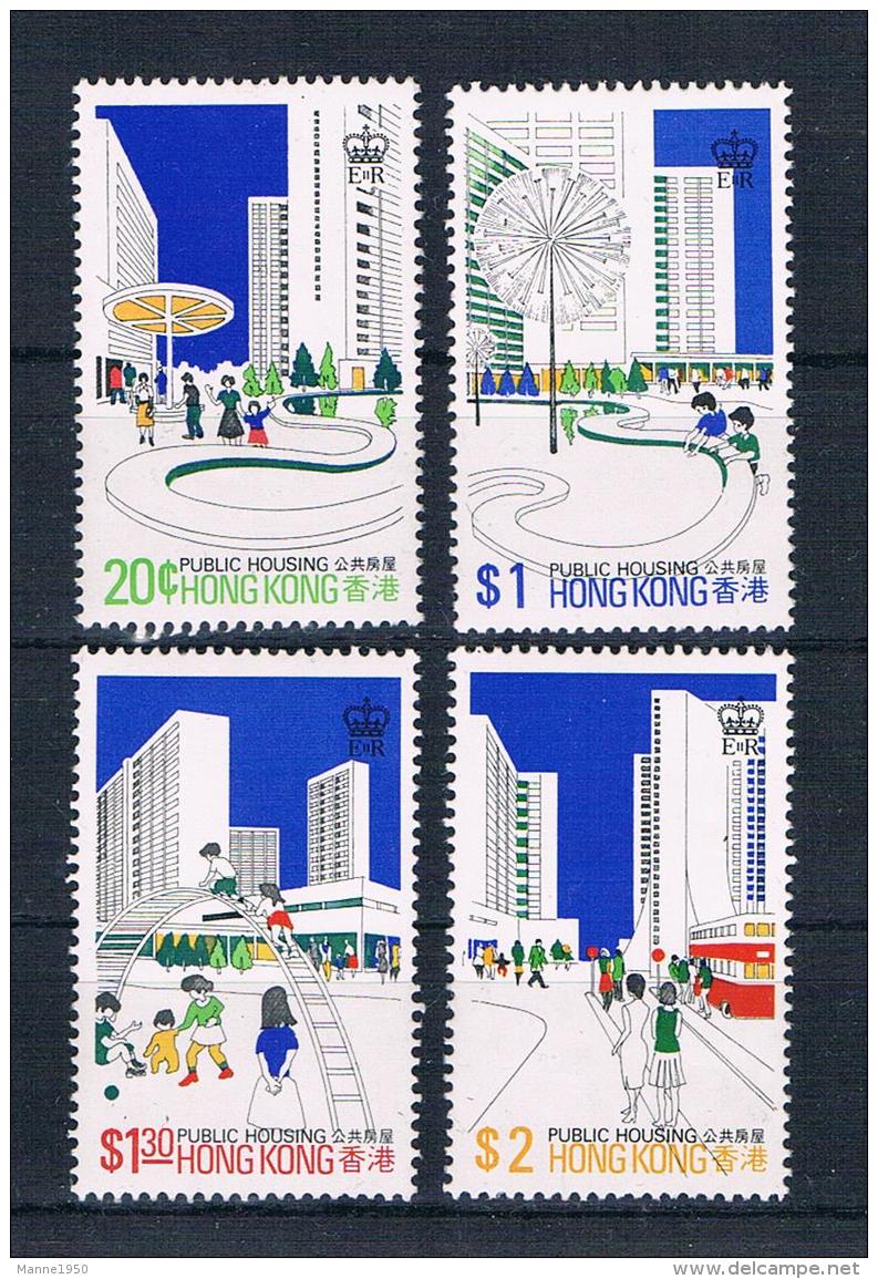 Hong Kong 1981 Gebäude Mi.Nr. 376/79 Kpl. Satz ** - Unused Stamps