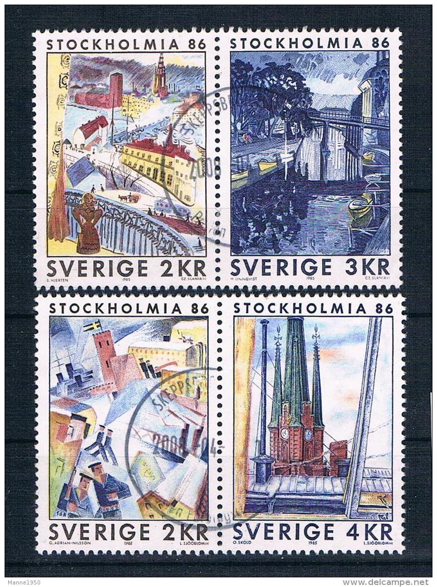 Schweden 1985 Mi.Nr. 1336/39 Gestempelt - Gebraucht