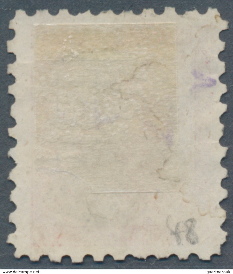 08969 Japan: 1876, IMPERIAL JAPANESE POST 12 Sen Rose Fine Perf. And Used With Kobe-cancelation Mi.260,- - Autres & Non Classés