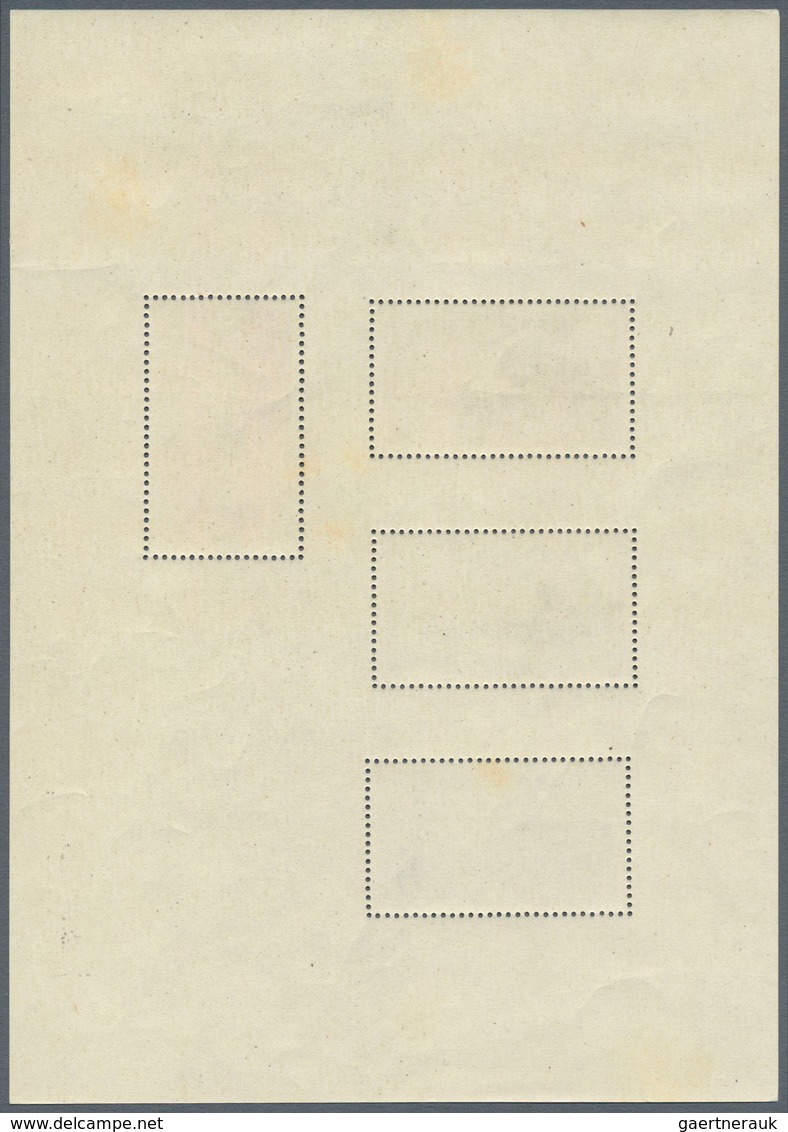 09002 Japan: 1940 'Daisetsuzan' National Park Souvenir Sheet In Resp. Folder, Mint Never Hinged, Few Light - Sonstige & Ohne Zuordnung