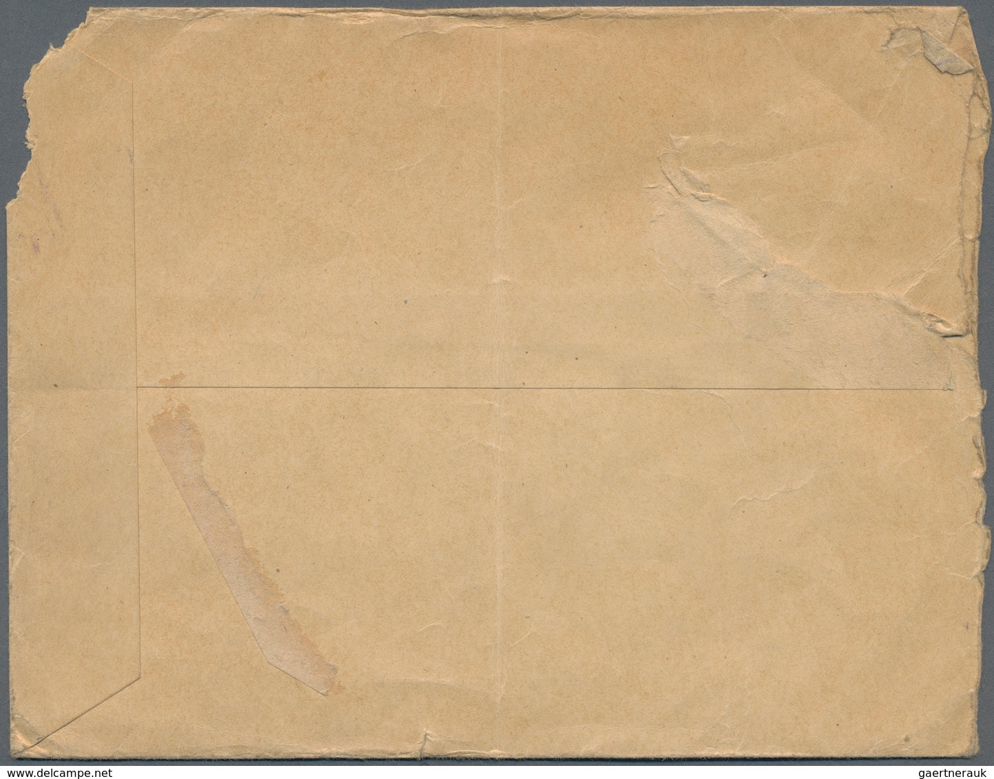 09066 Lagerpost Tsingtau: Kurume, 1916, Incoming Cover From China "TIENTSIN I.J.P.O. 10.1.16" W. Vertical - Deutsche Post In China