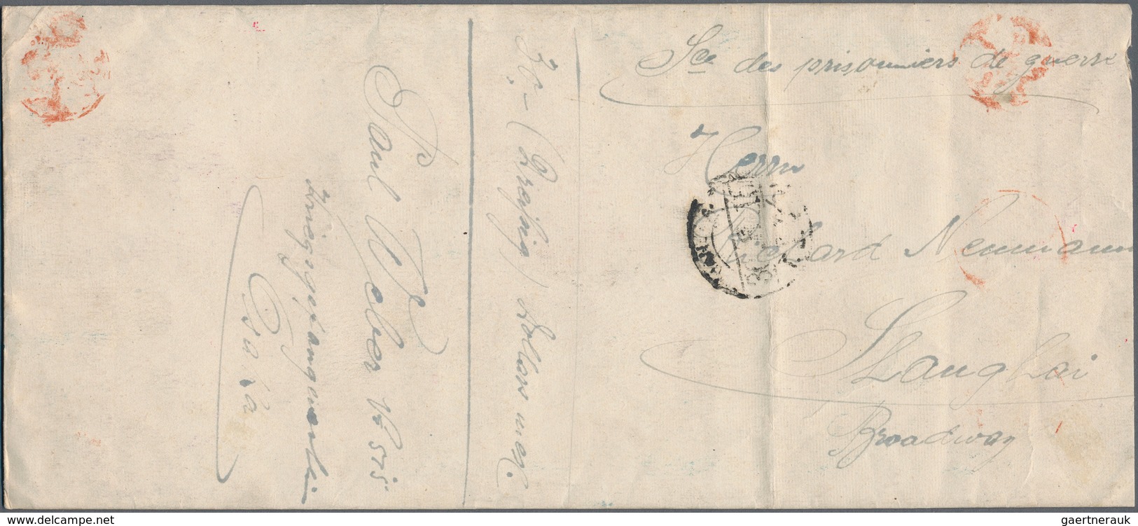 09069 Lagerpost Tsingtau: Osaka, 1915, Money Letter Envelope Insured For Y3.10 To Shanghai/China W. Red Bo - Deutsche Post In China