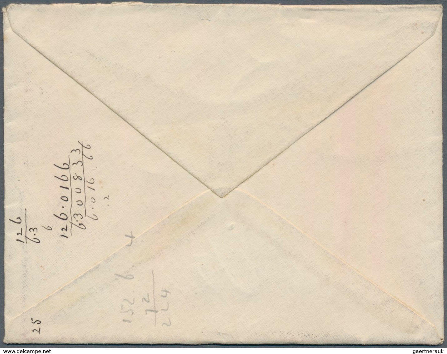 09078 Japan - Besonderheiten: 1914, Used In Taiwan, Tazawa 3 S. On Cover Resp. 10 S. On Registered Cover, - Autres & Non Classés