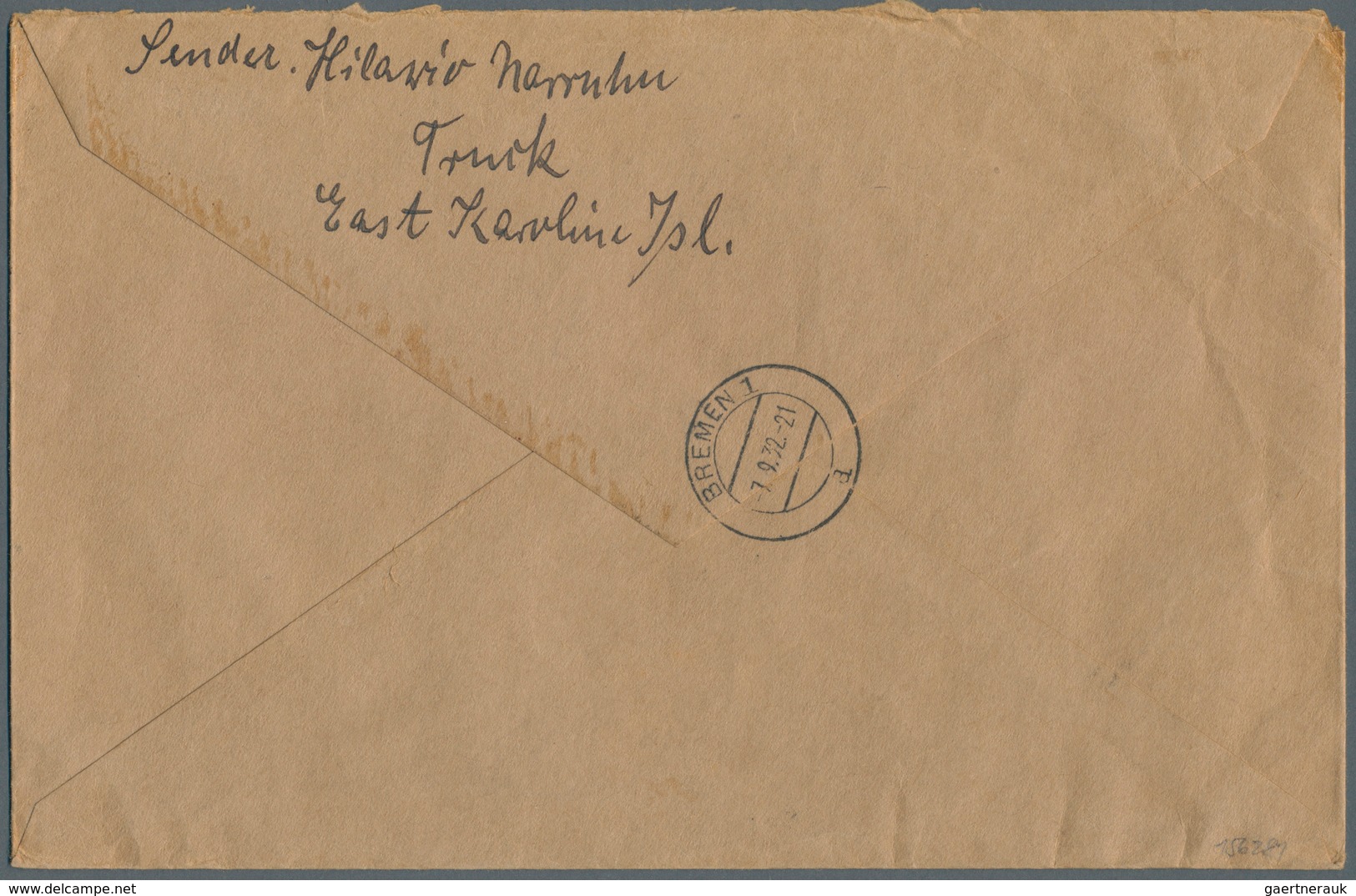 09079 Japan - Besonderheiten: 1932, Commercial Cover (215x137 Mm) To The German South Seas Phosphate Compa - Autres & Non Classés