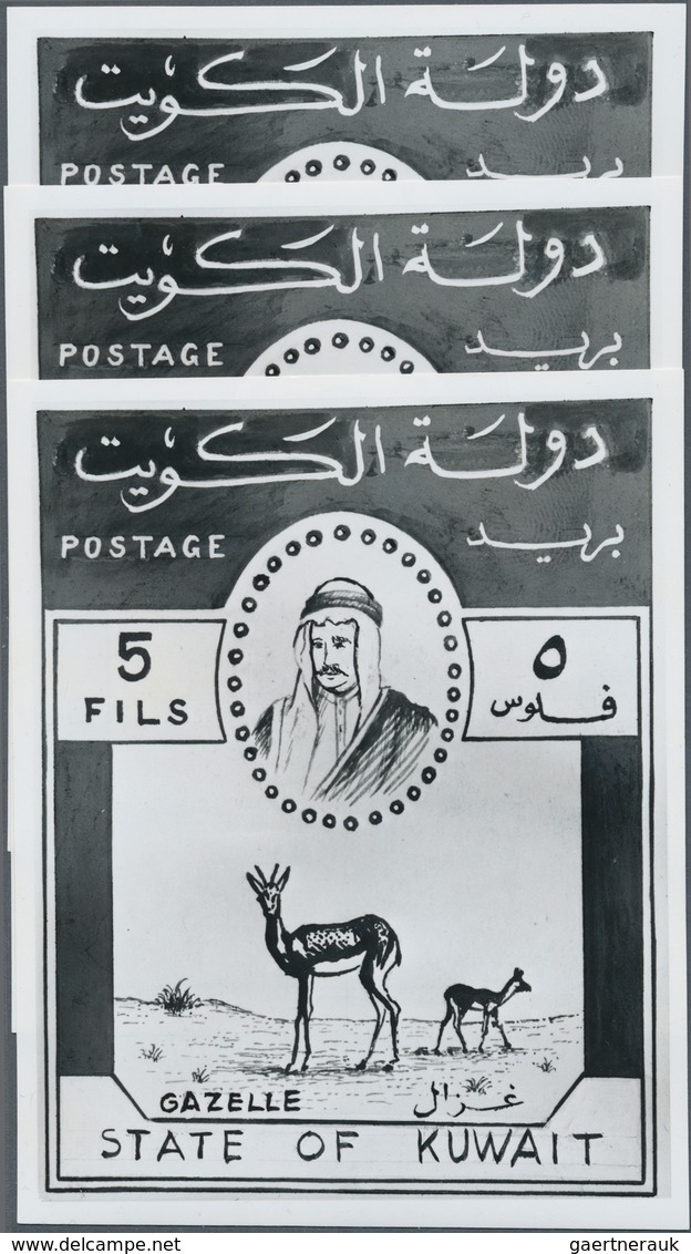 09247 Kuwait: 1960. Lot Of 9 Different Black And White ESSAY PHOTOS (several Times Each) With The Correspo - Kuwait