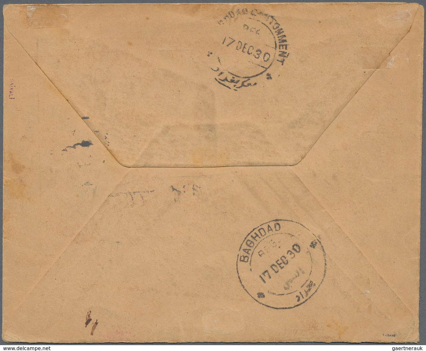 09384 Libanon: 1929, Airmails 15pi. On 25pi. "Small Cipher 15" In Combination With 1928 15pi. On 25pi. Typ - Libanon