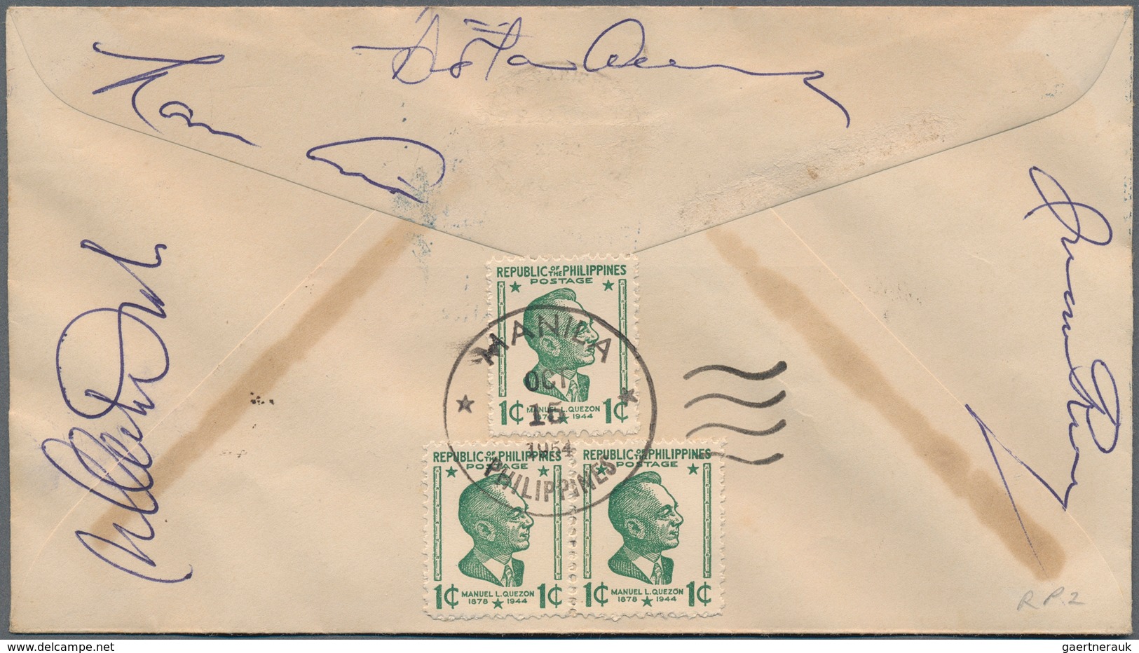 09628 Philippinen: 1946/1954: Manuel Quezon Issue, Mint Imperforated Block Of 6 In Grey, And Imperforated - Philippines