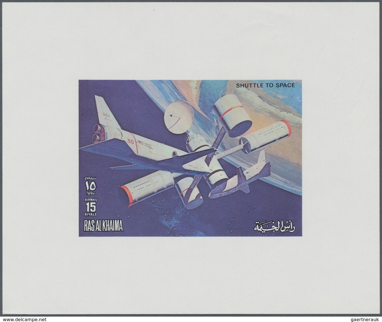 09670 Ras Al Khaima: 1972, Skylab Program, DE LUXE SHEETS, Complete Set Of Three Values In Three Different - Ra's Al-Chaima