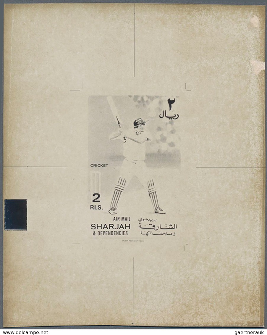 09769 Schardscha / Sharjah: 1971, Sports (golf, Basketball, Tennis, Table Tennis And Cricket) Complete Set - Sharjah