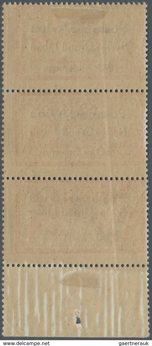 09846 Syrien: 1923, Airmails "Syrie-Grand Liban", Wide Spacing 3¾mm, 10pi. On 2fr. Orange/blue, Vertical S - Syrie