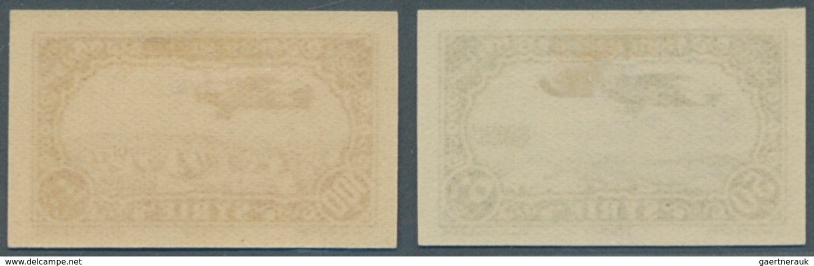 09860 Syrien: 1931/1933, Airmail Issue Complete Set IMPERFORATE, Mint Lightly Hinged. Maury PA50/60nd, 800 - Syrie