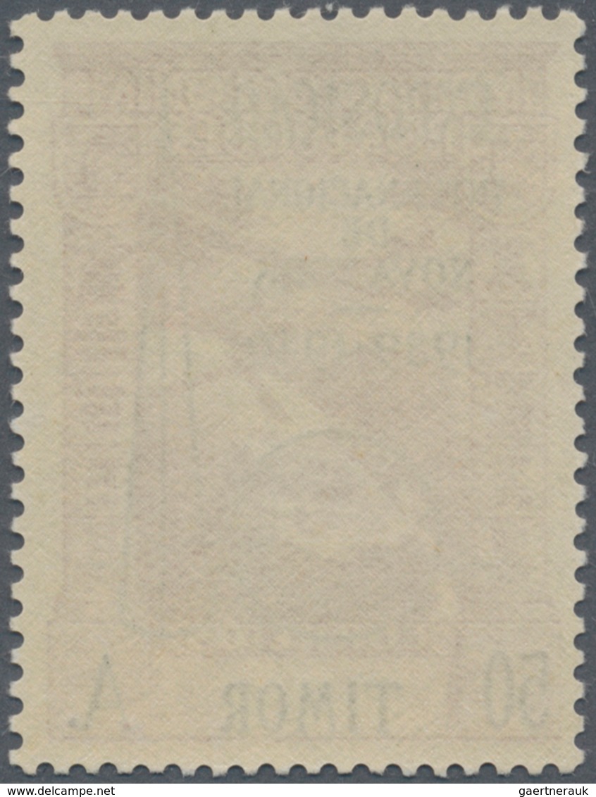 10038 Timor: 1939/48, New York Exposition Resp. First S/s, Mint Never Hinged MNH (Michel Cat. 580.-) - Timor Oriental