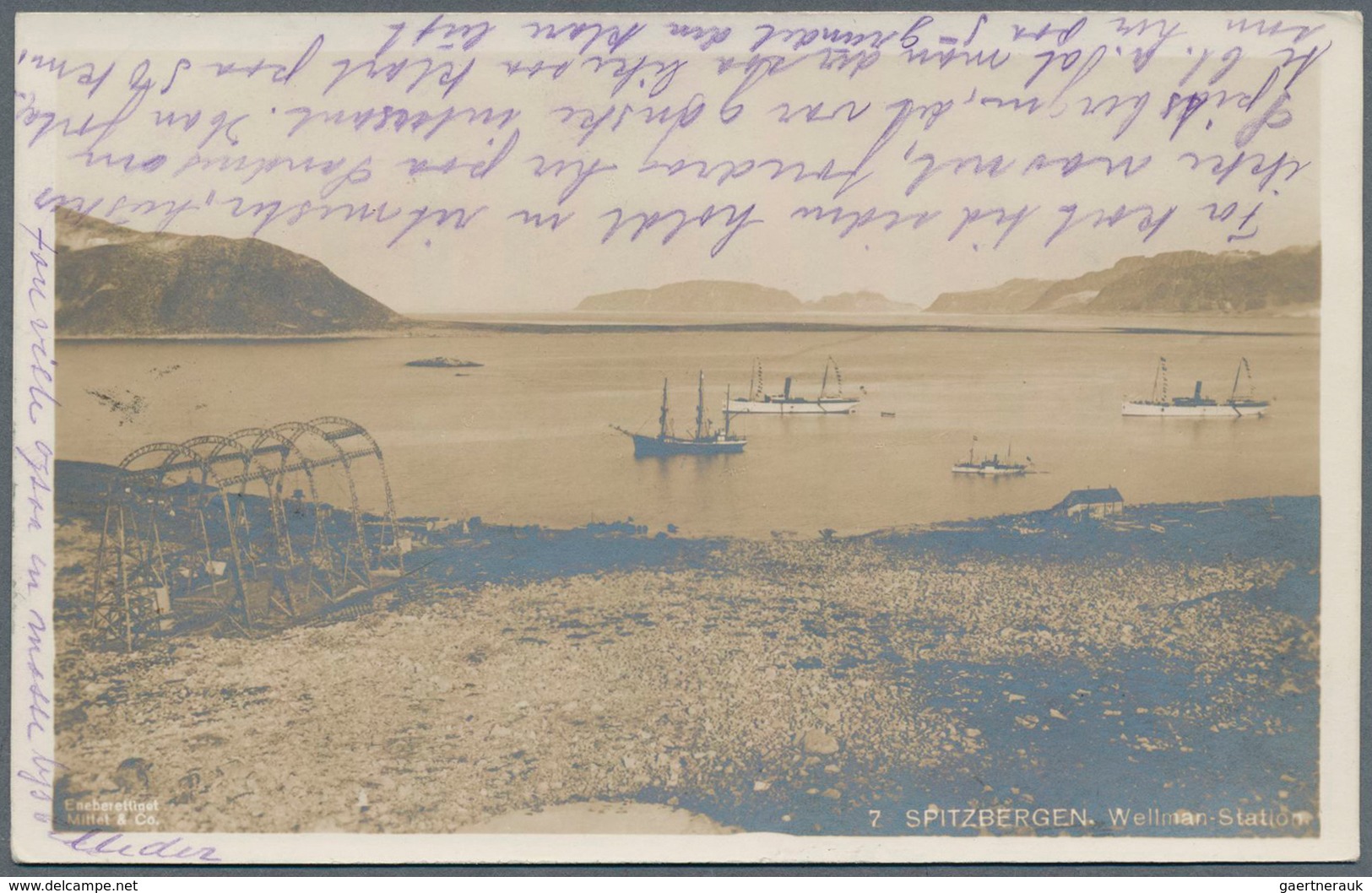 10147 Thematik: Arktis / Arctic: 1908/1921 (approx), USA/Norway. Lot Of 2 Different Picture Postcards Show - Autres & Non Classés