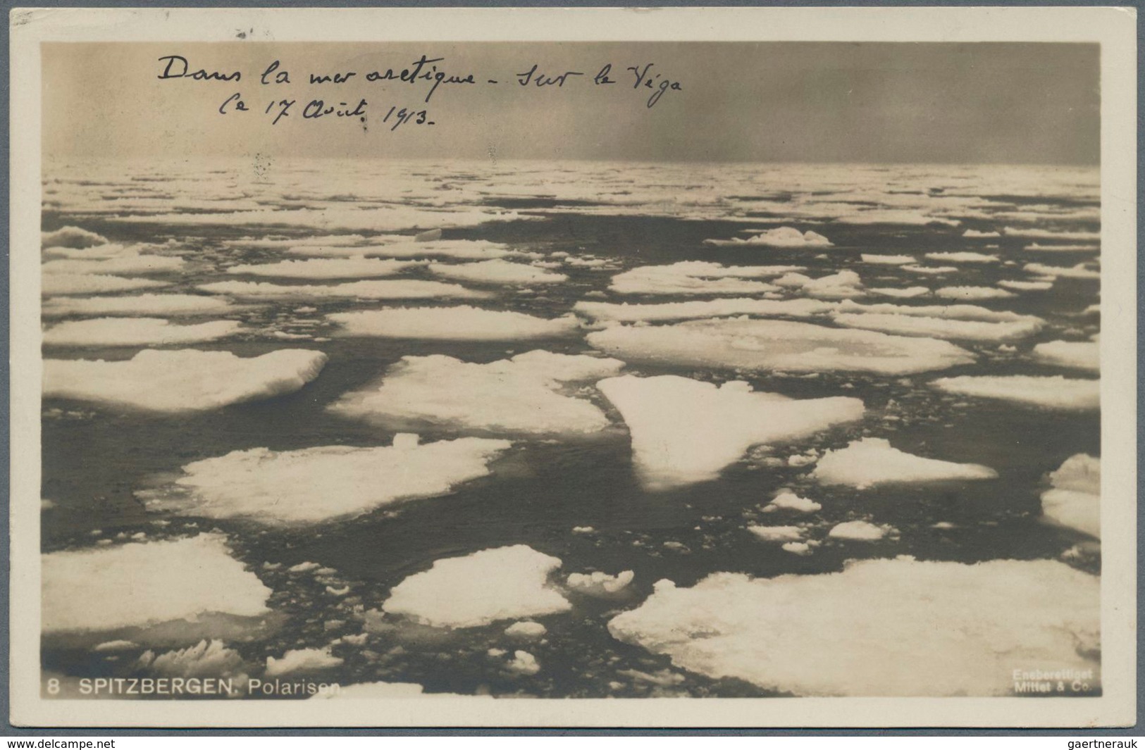 10149 Thematik: Arktis / Arctic: 1913/1929, Spitsbergen. Lot Of 3 Different Picture Postcard Concerning SP - Autres & Non Classés