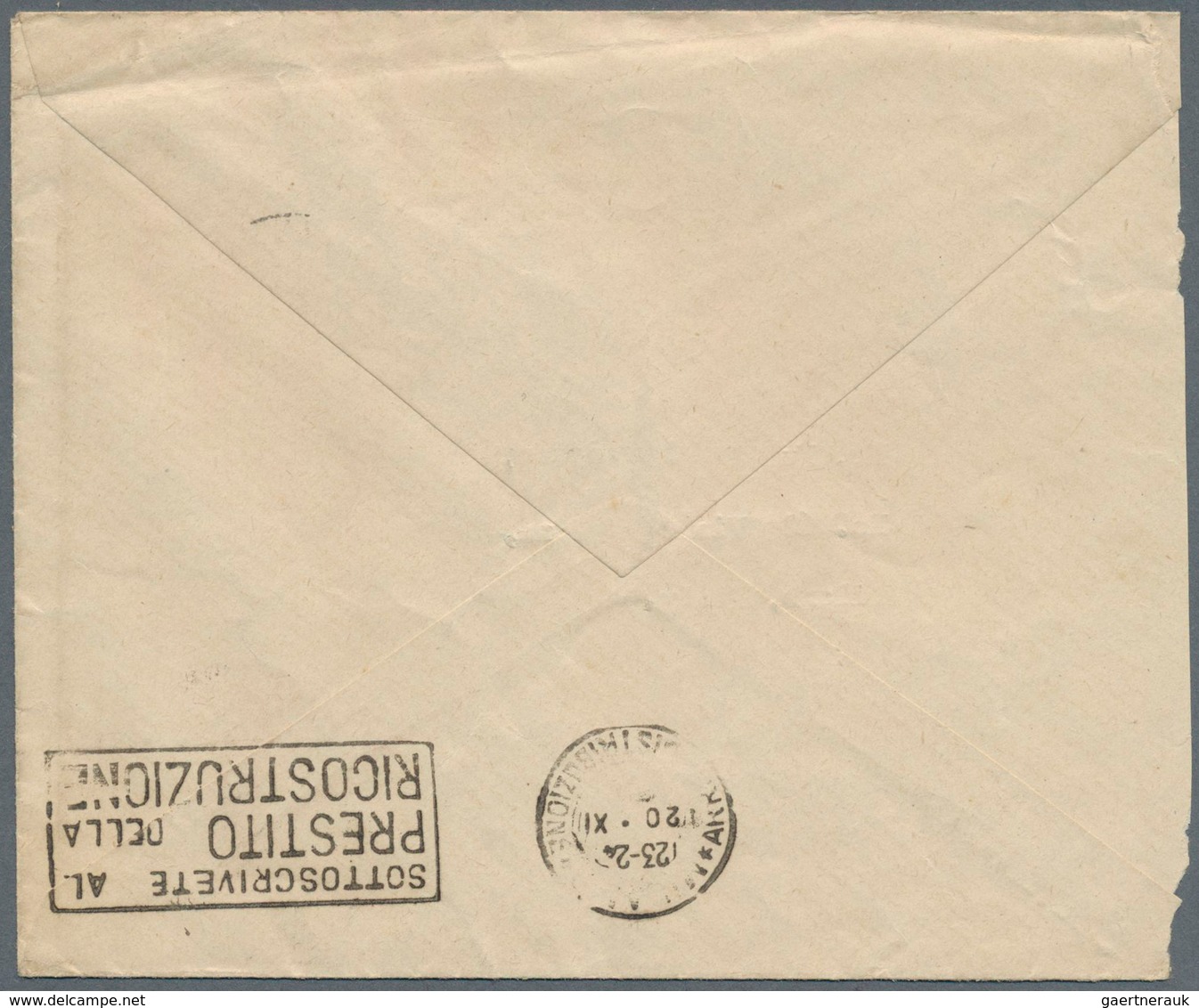 10218 Thematik: Europa-UNO / Europe-UNO: 1946, Stampless Preprinted Cover "U.N.R.R.A / ALBANIA MISSION / C - Idées Européennes