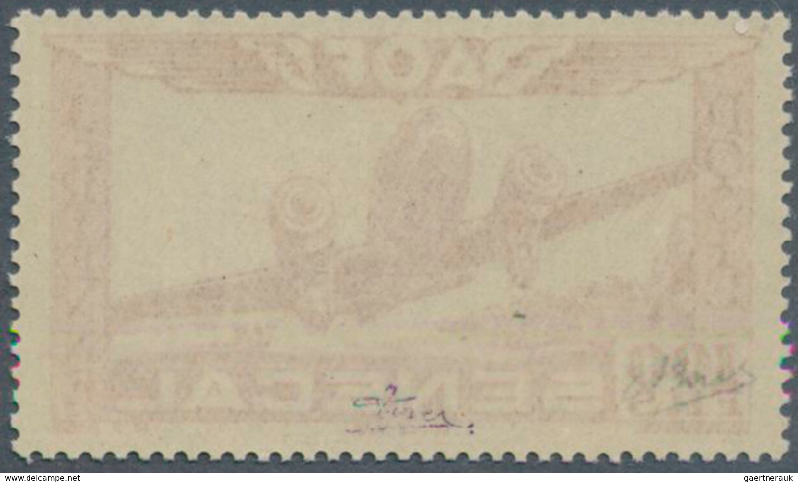 10257 Thematik: Flugzeuge, Luftfahrt / Airoplanes, Aviation: 1942, Senegal AOF. Air Mail Stamp "100fr Airp - Flugzeuge