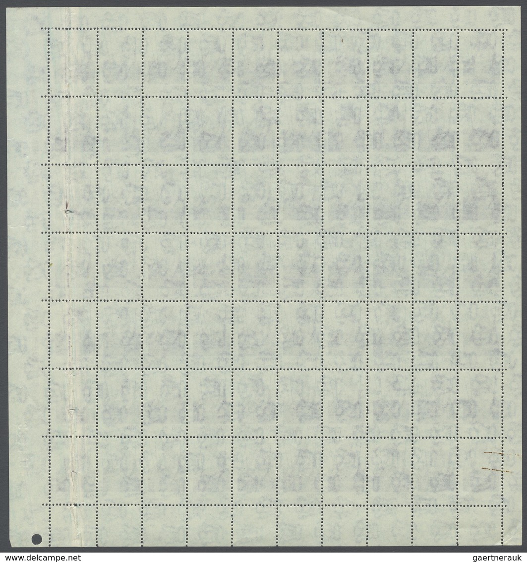 10278 Thematik: Handwerk / Handicraft: HANDWERK - WEBEN: India 1983, 2r 'Weaving' Complete Sheet With Clea - Ohne Zuordnung