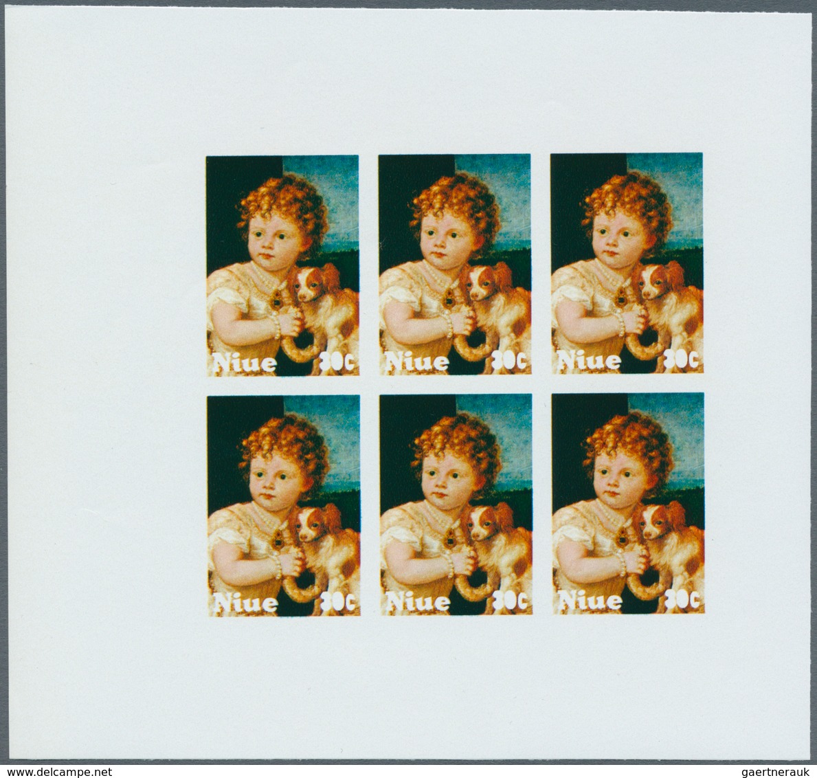 10319 Thematik: Kinder / children: 1979, NIUE: International Year of Child complete set of four values wit