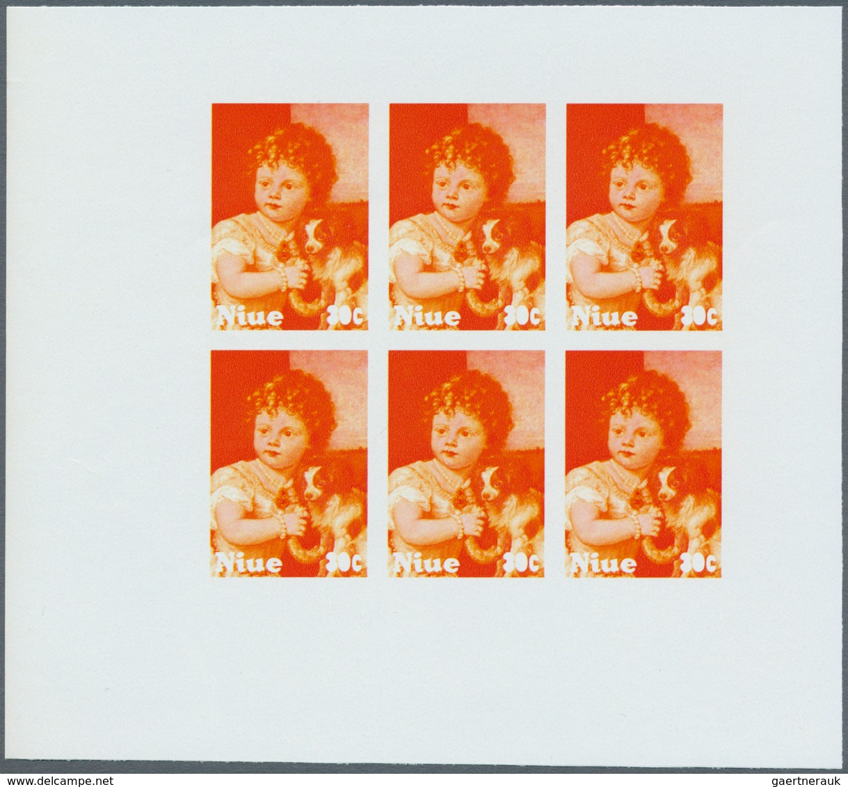 10319 Thematik: Kinder / children: 1979, NIUE: International Year of Child complete set of four values wit