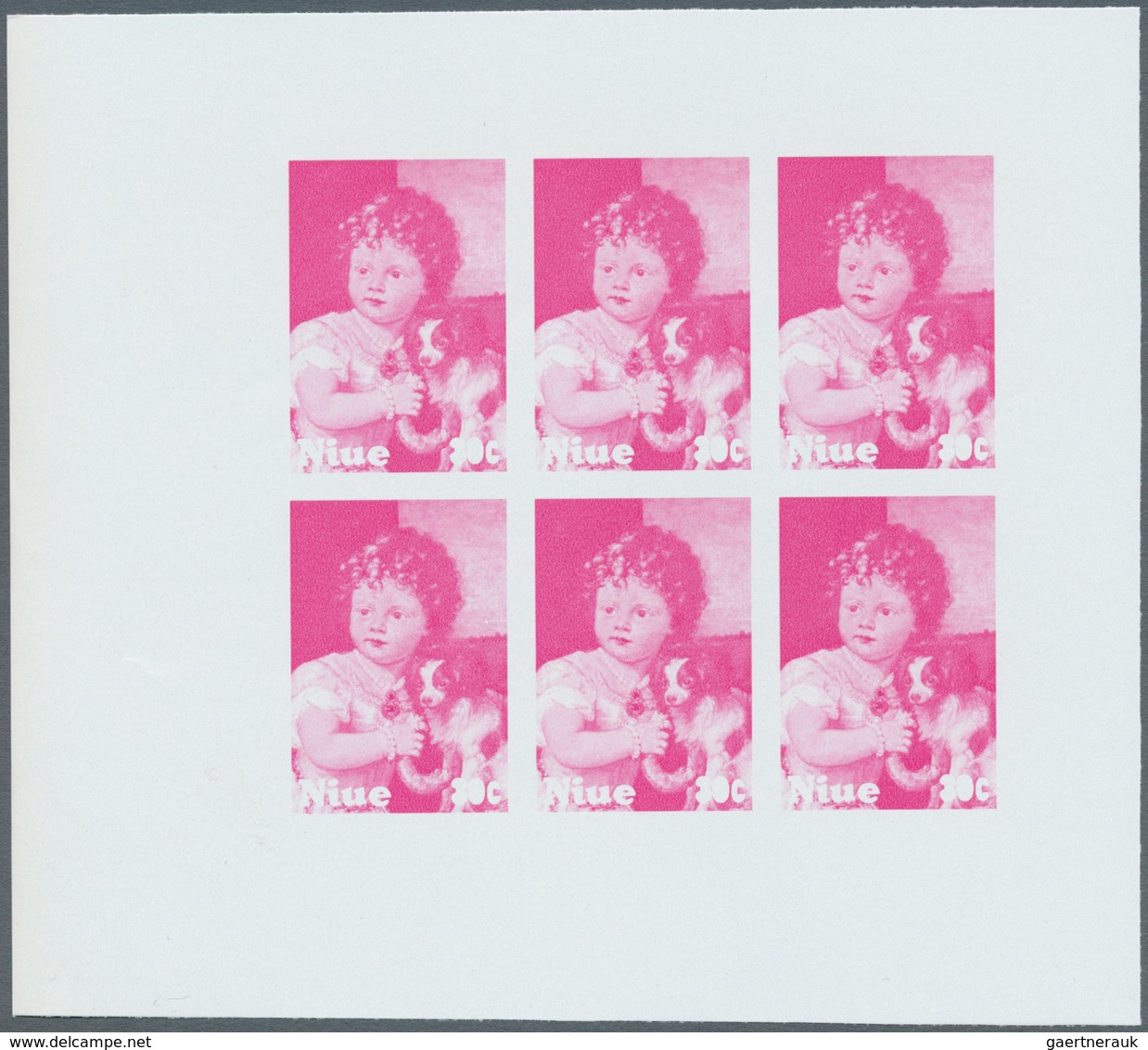 10319 Thematik: Kinder / children: 1979, NIUE: International Year of Child complete set of four values wit